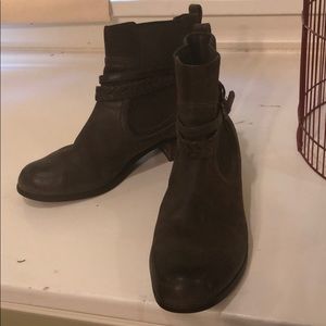 Brown Ugg booties. Size 9.5